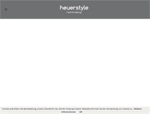 Tablet Screenshot of heuerstyle.com